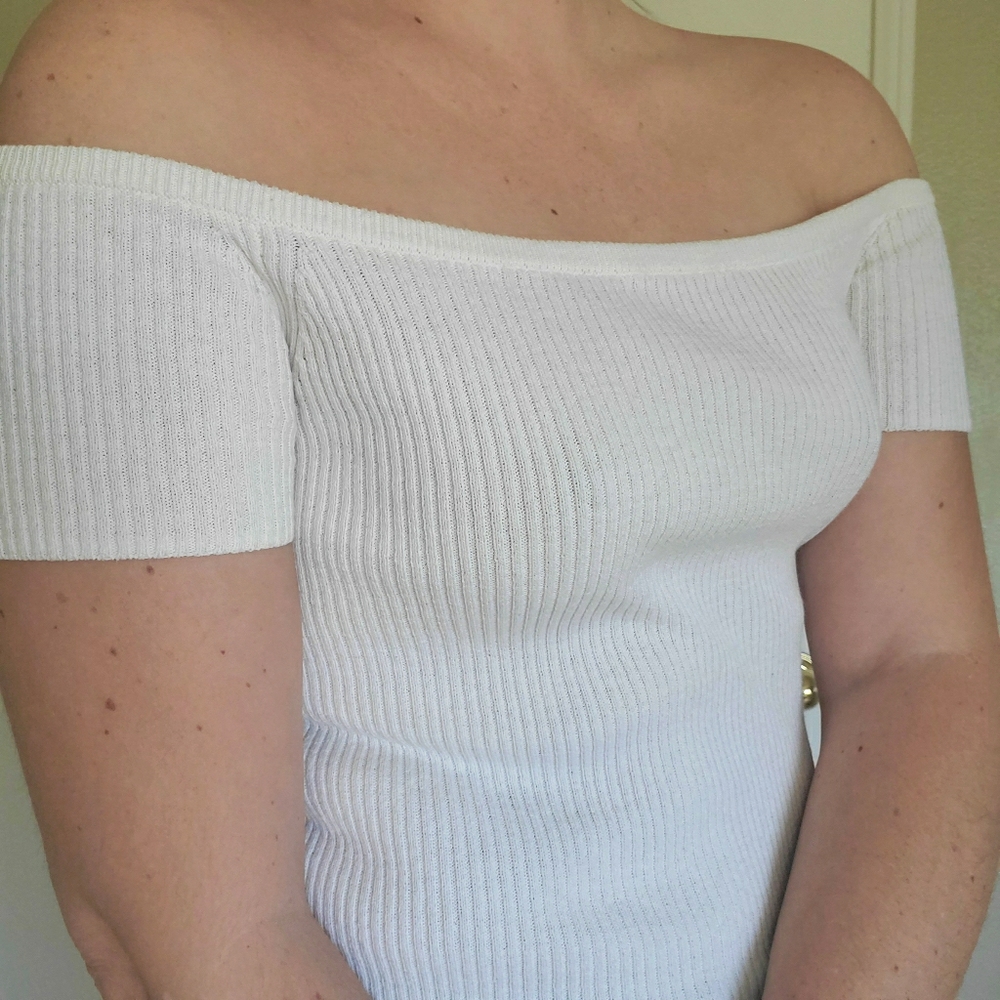MADEWELL | Off the Shoulder Sweater Tee